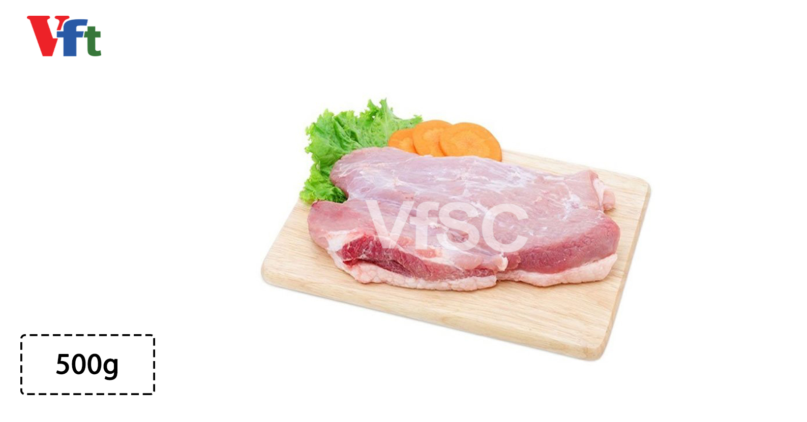 Thịt nách lợn ăn cám chay BaF